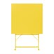 Bolero Perth zachtgele trottoirstijl vierkante tafel 600 mm