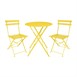 Bolero Perth zachtgele trottoirstijl ronde tafel 600 mm
