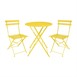 Bolero Perth zachtgele trottoirstijl ronde tafel 600 mm
