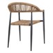 Bolero Eden PE gevlochten rattan outdoor armstoelen naturel (4 stuks)
