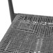 Bolero Eden PE gevlochten rattan outdoor barkrukken antraciet (2 stuks)