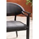 Bolero Santiago outdoor armstoelen zwart (4 stuks)