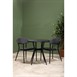 Bolero Santiago outdoor armstoelen zwart (4 stuks)