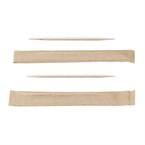 Sier Disposables FSC® Houten Tandenstoker, Twee Punten, Per Stuk Verpakt, 65 mm (doos van 1000 stuks)