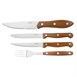 Olympia Steakmessen met PP Houtlook Handgrepen (12 stuks)