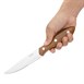 Olympia Jumbo Steakmessen met PP Houteffect Handvatten (12 stuks)