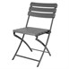 Bolero Opvouwbare Stoelen Grijs Hout Effect (2 stuks)