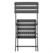 Bolero Opvouwbare Stoelen Grijs Hout Effect (2 stuks)