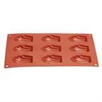Vogue Silicone Madeleinenvorm 9 Cup