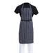Whites Butchers gestreepte koksbuis blauw/wit (5 stuks)
