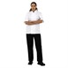 Whites Boston unisex koksbuis korte mouw wit