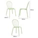Bolero Adeline Stoel Lichtgroen (4 stuks)