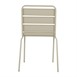 Bolero Amalfi Gelat Staal Stoel Taupe (4 stuks)