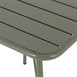 Bolero Amalfi Vierkante Gelat Staal Inklapbare Tafel Olijfgroen 700mm
