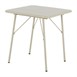 Bolero Amalfi Vierkante Gelat Staal Inklapbare Tafel Taupe 700mm