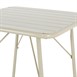 Bolero Amalfi Vierkante Gelat Staal Inklapbare Tafel Taupe 700mm