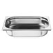 Nisbets Essentials RVS 1/2 Gastronorm Bak 65mm (3 stuks)
