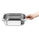 Nisbets Essentials RVS 1/2 Gastronorm Bak 100mm (3 stuks)
