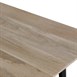 Bolero Bistro Eettafel Mangohouten Blad Zwarte Poot 1450mm