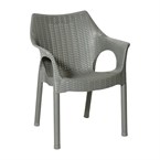 Bolero Elements Polypropyleen Armstoelen Olijfgroen (4 stuks)
