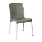 Bolero Elements Polypropyleen Stoelen Olijfgroen (4 stuks)