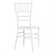 Bolero Chiavari Polypropyleen Stoelen Wit (4 stuks)