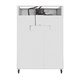 Polar U-Series Double Door Upright Freezer 1300Ltr