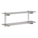 Gastro-M complete wandplankset 2 niveaus 100x40cm - volledige montageset (excl. schroeven)