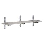 Gastro-M Complete wandplank 1 niveau 140x40cm - volledige montageset (excl. schroeven)