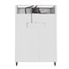 Polar U-Series Dubbeldeurs Staande Koelkast 1300Ltr