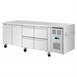 Polar U-Series koelwerkbank 4 lades & 2 deuren