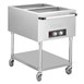 Buffalo Mobiele bain marie wagen 2x 1/1GN