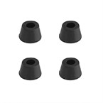 Buffalo Zwarte rubberen voetjes (4 stuks)