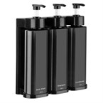 Nisbets Essentials drievoudige douchepompdispenser