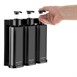 Nisbets Essentials drievoudige douchepompdispenser