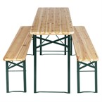 Bolero Duitse bierbank en tafelset 1770x500mm