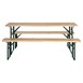 Bolero Duitse bierbank en tafelset 1770x500mm
