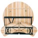 Bolero Duitse bierbank en ronde tafelset 1670x460mm