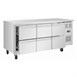 Polar U-Series Gastronorm koelwerkbank met zes laden
