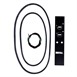 Buffalo paneelsticker