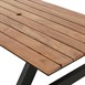 Bolero Acacia rechthoekige picknicktafel bankenset