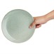 Olympia Origin porselein coupeborden eendenei blauw 200mm (4 stuks)