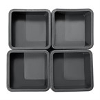 Buffalo rubber voeten voor planeetmenger 20L (4 stuks)