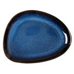 Olympia Luna aardewerk driehoekige borden middernachtblauw 207x158mm (6 stuks)