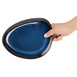 Olympia Luna aardewerk driehoekige borden middernachtblauw 207x158mm (6 stuks)