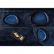 Olympia Luna aardewerk driehoekige borden middernachtblauw 207x158mm (6 stuks)