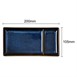Olympia Luna rechthoekige dipschotels middernachtblauw 204x105mm (6 stuks)