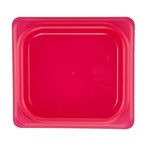 Cambro Safetrak IML polypropyleen afsluitdeksel rood 1/6 GN