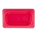 Cambro Safetrak IML polypropyleen sluitdeksel rood 1/9 GN