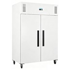 Polar G-serie vrieskast staand dubbeldeurs wit 1152L
